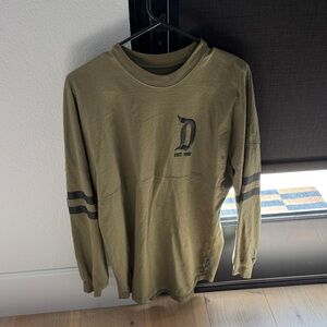 Disney Disneyland Olive Spirit Jersey Size Small